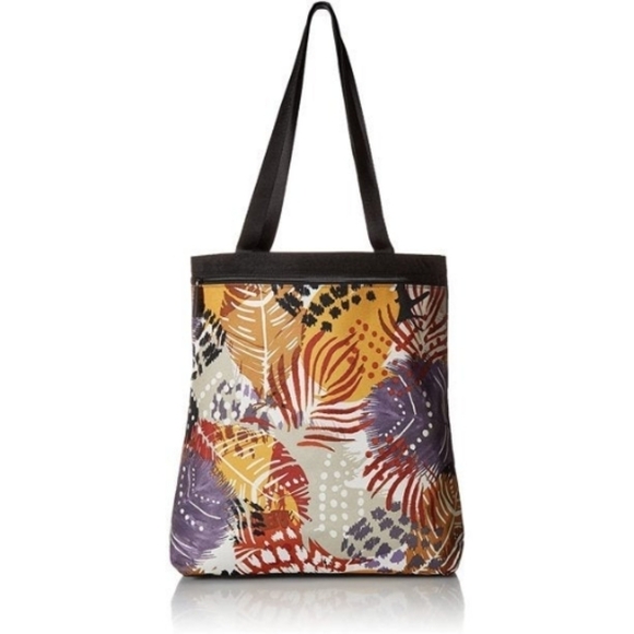 Vera Bradley Feathers Lighten Up Front Tote - Picture 1 of 8